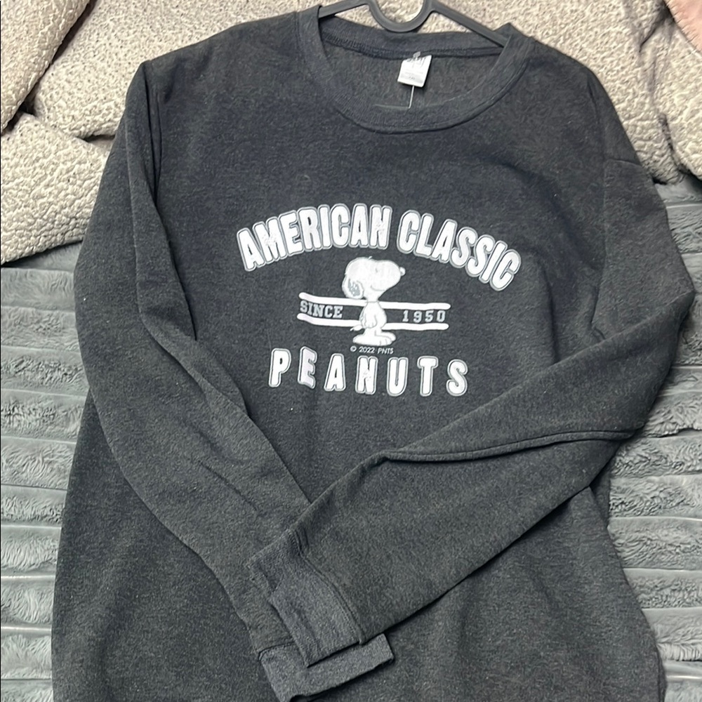 Peanuts American Classic Gray Sweater